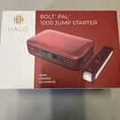 Halo Bolt Pal 1000A Jump Starter W/ Removable Flashlight (red)- New Worn Box. Fixed Price $47.96.