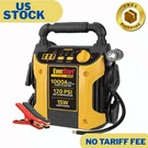 Maxx 1000 Peak Amp Jump Starter With 120 Psi Compressor, Pivoting Led Light. Fixed Price $66.76.