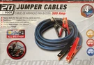 Performance Tool W1673 20' 500A 4 Gauge Jumper Cables. Fixed Price $39.88.