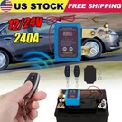 12V/24V 240A Remote Battery Kill Switch Anti-theft Disconnect W/led Display Us. Fixed Price $21.09.