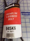 Diehard Gold Premium V-ribbed Belt 945K6. Fixed Price $16.99.