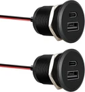 Acegoo Rv Usb Outlet All-aluminum Type + Ports 12V/24V Charger, Rec. Fixed Price $39.79.
