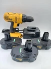 Dewalt 18 Volt DC720 Drill With Hi/lo Speeds 3 Batteries And Charger. Fixed Price $44.89.