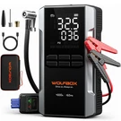 Wolfbox 4000A Jump Starter With 160PSI Air Compressor, 12V Car Battery.... Fixed Price $315.99.
