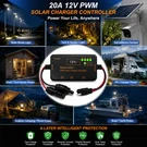 20A 12V Mini Pwm Solar Charge Controller Lcd Display For Gel,lifepo ,agm New. Fixed Price $22.49.
