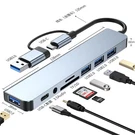 Usb Hub Type Splitter Thunderbolt 3 Docking Station Laptop Adapter With For. Fixed Price $42.26.