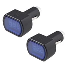 Zimisi Car Led Digital Voltmeter, Dc 12V 24V Cigarette Lighter 2PCS, Black. Fixed Price $8.07.