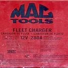 Mac Tools Fleet 12V-280 Amp Engine Start Battery Charger, Two-wheeled. Fixed Price $840.00.