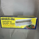 Stretch-tite Wrap'n Snap 7500 Cling Plastic Dispenser Open Box. Fixed Price $29.99.