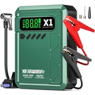 Yesper Jump Starter With Air Compressor 2000A 150PSI Battery 12000MAH, Green. Fixed Price $85.61.