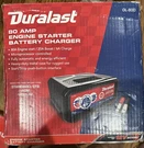 New Duralast Amp 12 Volt Battery Charger DL-80D Open Box. Fixed Price $88.88.