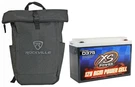 Xs Power D375 800 Amp Agm Cell Car Audio Battery + Hardware Backpack. Fixed Price $141.95.