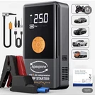 5-IN-1 Jump Starter Box: Car With Air Compressor,. Fixed Price $44.99.