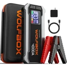 Wolfbox Portable Car Jump Starter Booster Power Bank Battery Charger 4000A. Fixed Price $84.99.