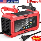 12V 6A Car Battery Charger Smart Automatic Pulse Repair LIFEPO4 Agm Gel New. Fixed Price $16.99.