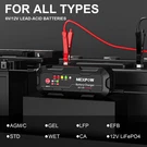 Nexpow 12V/6V Battery Charger 7-STAGE Smart Maintainer AGM/GEL/LIFEPO4 90W. Fixed Price $48.99.