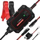 Sailvono 1A Battery Charger, 6V And 12V Smart Trickle Red Black. Fixed Price $23.99.