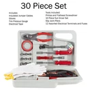 Stalwart Roadside Emergency Kit With Carrying Case, Jumper Cables, Tools, Gl. Fixed Price $22.57.