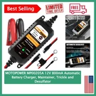 Spark-free 12V 800MA Battery Maintainer & Charger With Timer Safety Features. Fixed Price $30.99.