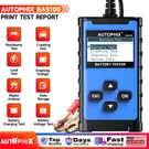 Autophix BAS100 Car 24V 12V Cranking Test Battery Charging System Analyzer. Fixed Price $32.39.