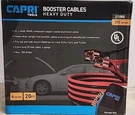 Capri Tools Heavy Duty Jumper Booster Cables 4 Gauge 20FT ,storage Bag, 250 Amps. Fixed Price $22.50.