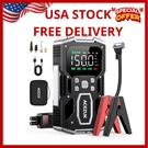 Portable Car Jump Starter With Air Compressor, Acezuk 150PSI 7000A. Fixed Price $98.99.