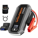 Wolfbox Starter, 44.4WH Battery Jumper 2000A, Black. Fixed Price $104.39.