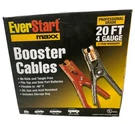Everstart Maxx 20 Foot 4-GAUGE Booster Jump Cables. Fixed Price $34.99.
