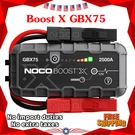 Noco GBX75 2500A Jump Starter 12V Lithium Booster Gas Diesel Engines. Fixed Price $245.88.
