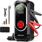 6000A Jump Starter With Air Compressor 12V Car Battery Box, 150PSI Tire. Fixed Price $88.99.