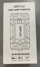 Brpom BM150 Car Jump Starter, 58.46WATTS 15800MAH. Fixed Price $38.99.