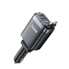 Tron 105W 4-IN-1 Retractable Car Charger With Lcd Display For Iphone & Android. Fixed Price $22.49.