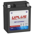 Uplus YTX7L-BS Motorcycle Atv Battery, EB7-3 Maintenance Free 12V 6AH Sla Bat.... Fixed Price $45.59.