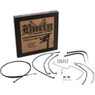 Burly Brand Complete Black Vinyl Handlebar Cable/brake Line Kit For 18" B30-1175. Fixed Price $439.97.