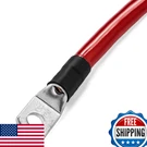 Spartan Power Red 1FT 4/0 Awg Battery Cable Positive M8 Terminal Usa. Fixed Price $31.59.