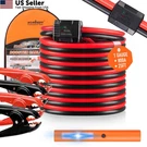 Horusdy 25FT Jumper Cables, 1-GAUGE 800A Heavy Etl, Black Red. Fixed Price $71.16.