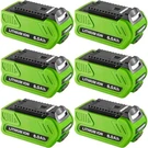Pack 6.0AH For Greenworks G-max Lithium Battery 29472 29462 29252 20202 40V Us. Fixed Price $179.98.