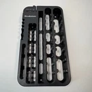 Brookstone Battery Organizer And Tester (SMBKN-38582). Fixed Price $14.99.