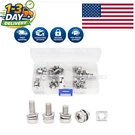 Durable M6 Battery Terminal Bolt & Nut Set - 20 Pcs For Motorcycles Atvs. Fixed Price $11.99.