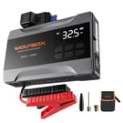 Wolfbox 2000A Jump Starter And 150PSI Air Compressor 10000MAH Portable With Led. Fixed Price $69.99.