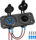 Qc 3.0 Usb Charger And Cigarette Lighter Socket Pre-wired 12V-24V Dual Car. Fixed Price $22.49.