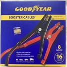 Goodyear Red/black Booster Cables, Gauge And 16 Feet Of Length, New In Box,. Fixed Price $35.99.