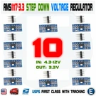 10PCS AMS1117-3.3 3.3V Step-down Linear Voltage Regulator Module 6-12V. Fixed Price $6.56.