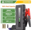 Ampbank AB3000 12V Car Jump Starter Battery Charger Power Portable 3000A Au. Fixed Price $47.99.