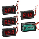 Sunjoyco 5PCS Dc 5-120V Voltage Meter, Mini Digital Voltmeter 12V, Red. Fixed Price $19.49.
