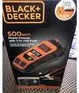 Black + Decker 500 Watt Power Inverter With 3.1 Amp Usb Port. 120V Your Car.. Fixed Price $45.00.
