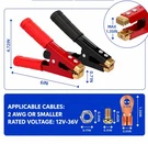 Battery Charger / Jumper Cable Clamp Replacement 1000-AMP 1-SET, 6-INCH Size. Fixed Price $12.99.