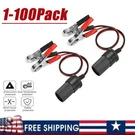2X Car Battery Alligator Clamp Cable Clip Lot Cigarette Lighter Adapter Socket. Fixed Price $30.79.