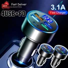 4 Usb 12V Led Car Boat Marine Voltmeter Voltage Waterproof Battery Gauge. Fixed Price $12.99.