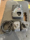 Matco Tools 16V Li-ion Battery Charger MCL16CHRG Black W/ 2 Batteries. Fixed Price $120.00.